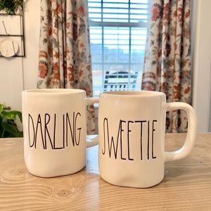 Rae Dunn Darling & Sweetie mug set